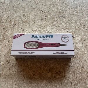 BaBylissPRO Nano Titanium Compact Thermal Paddle Brush